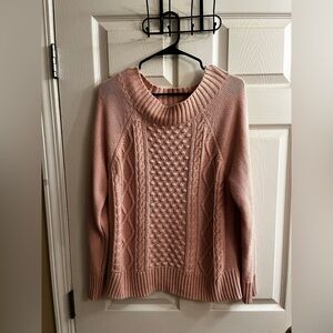 Chaps~Blush~Cowl Neck Sweater~Warm~LG